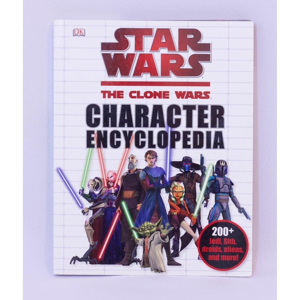 Star Wars: The Clone Wars Character Encyclopedia Soft Cover Book DK‎